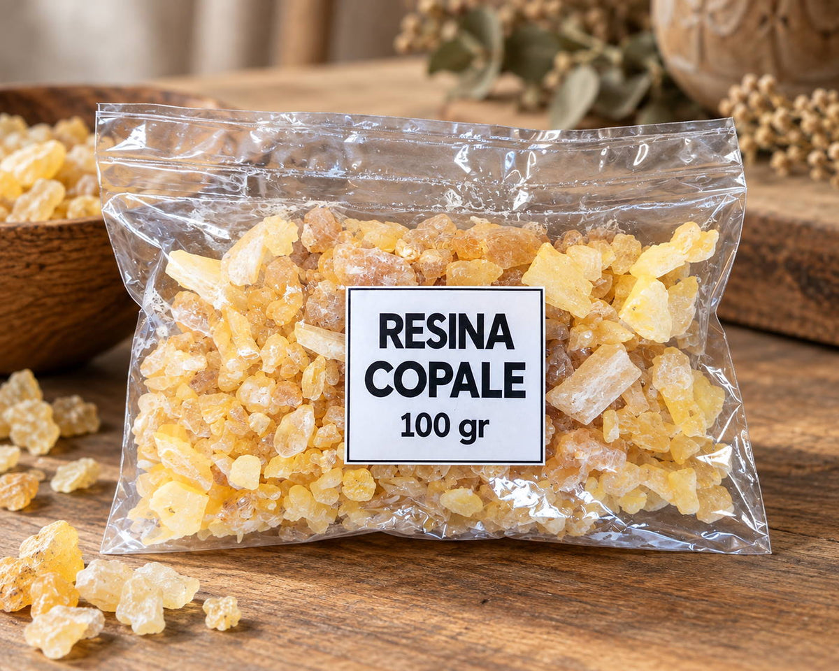 Resina Copale Naturale in Grani – 100 g | Per Vernici, Restauro, Belle Arti e Incenso Naturale