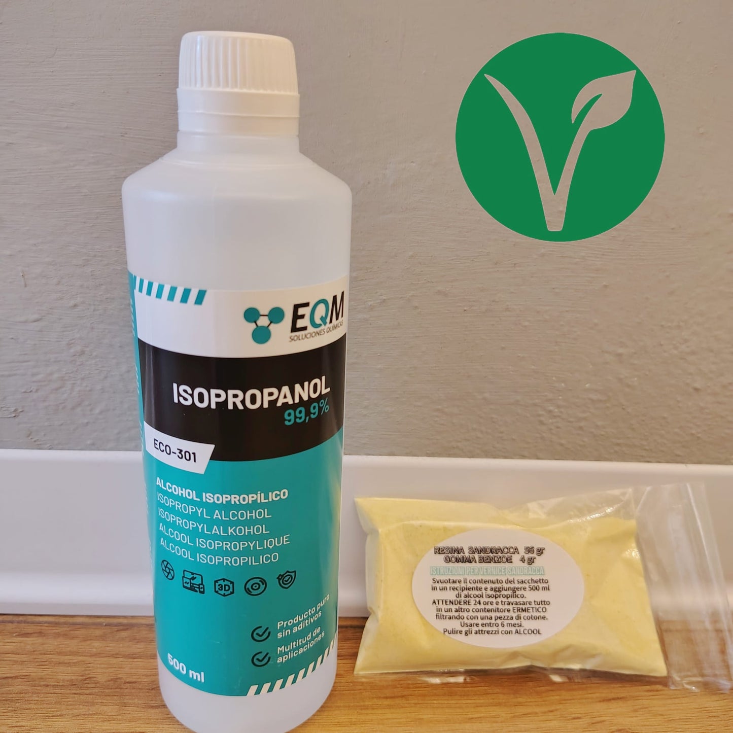 Kit per Vernice Sandracca