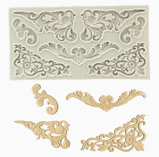 Stampo in Silicone - Fregi Antichi