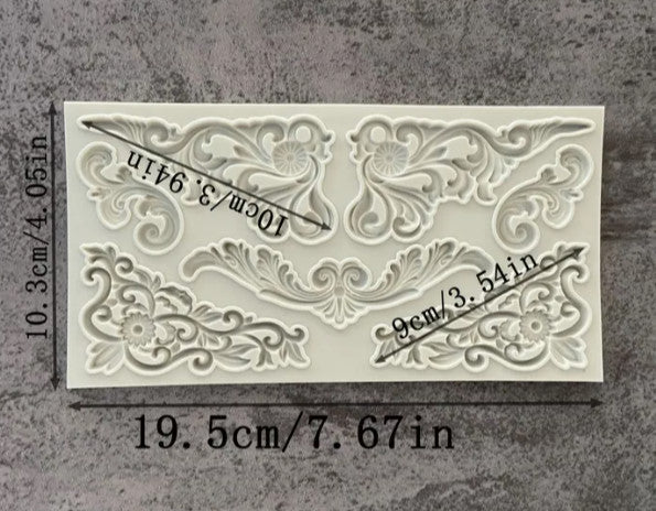 Stampo in Silicone - Fregi Antichi