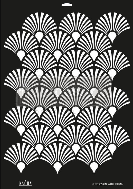Redesign Stencil Kacha – 46x65 cm Deco Peacock