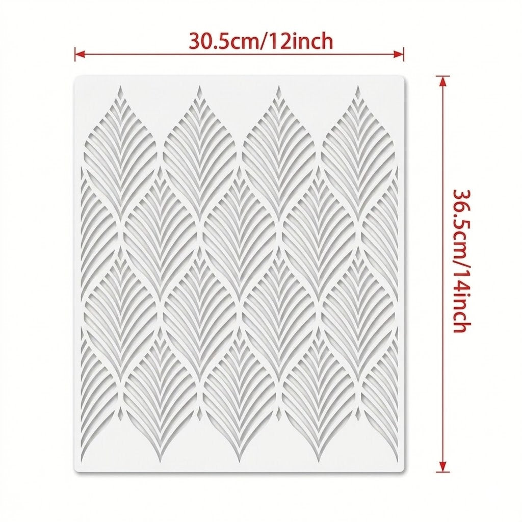 Stencil Fronds - 30.5x36.5 cm