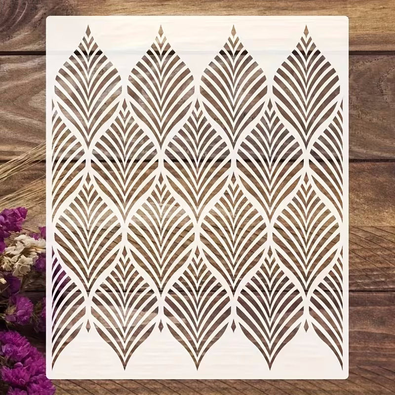 Stencil Fronds - 30.5x36.5 cm