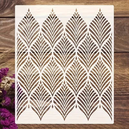 Stencil Fronds - 30.5x36.5 cm