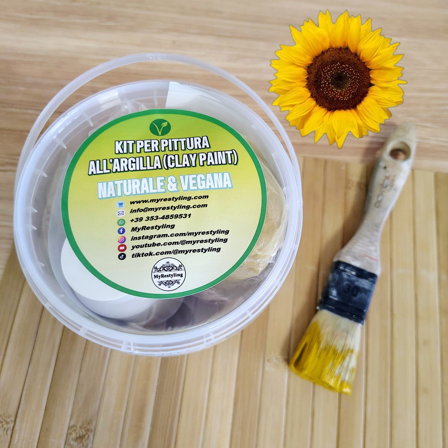 Kit pittura giallo SUNFLOWER