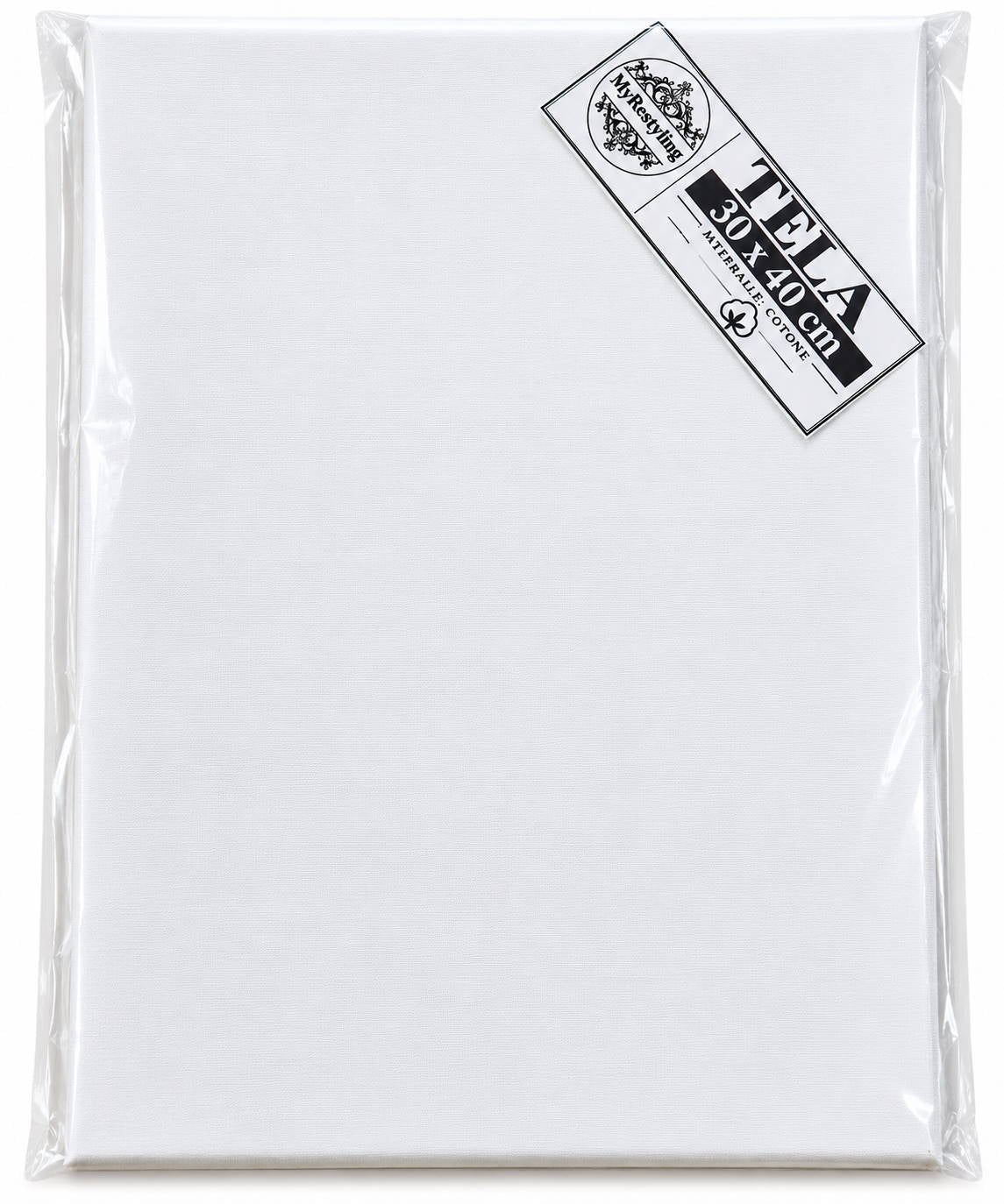 Tela per pittura in cotone 30x40 cm MyRestyling con telaio in legno